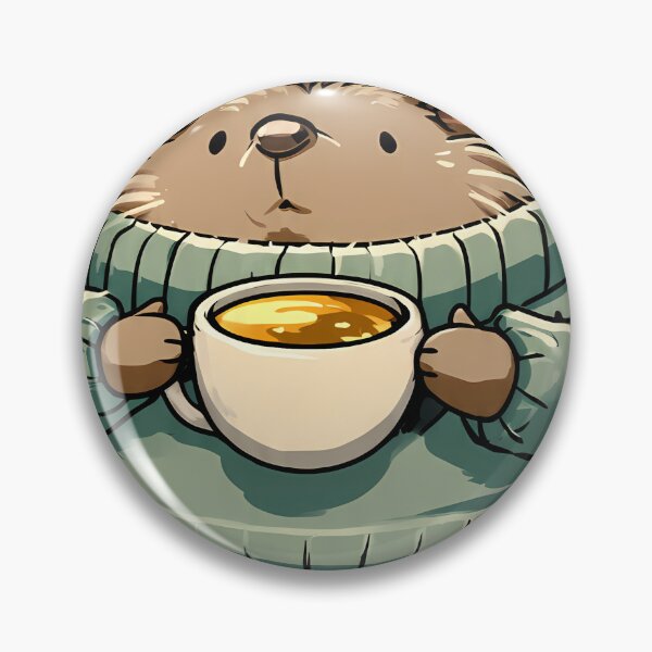 Item preview, Hedgehog Cozy Sweater Tea designed and sold by pumsquare.