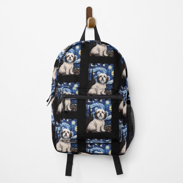 Item preview, Funny Tibetan Terrier Starry Night Illustration Mom Dad Kids designed and sold by rafaeltto.