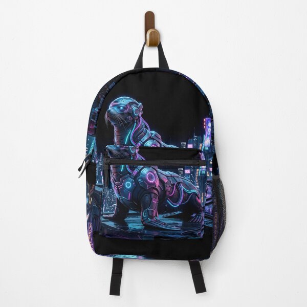 Item preview, Cyberpunk Mecha Owl Horizon Neo Tokyo Techwear Art designed and sold by Neo Tokio.
