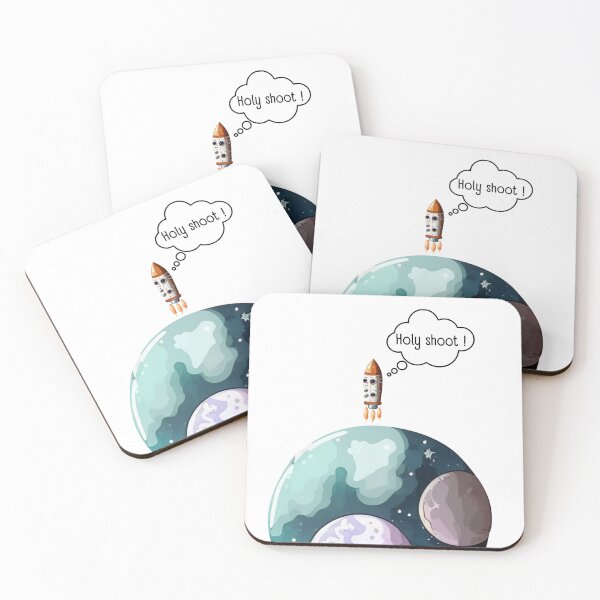 Item preview, Epic Rocket Launch – Holy Shoot! designed and sold by EVESTUDIOART.