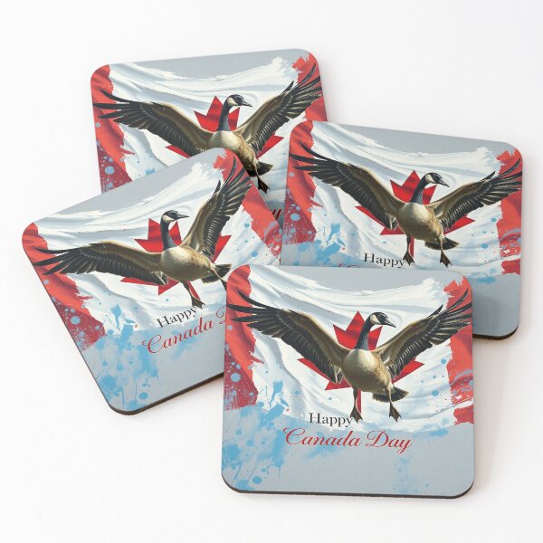 Item preview, Flying Canada Goose Oil Painting - Happy Canada Day designed and sold by Tama-sirth.