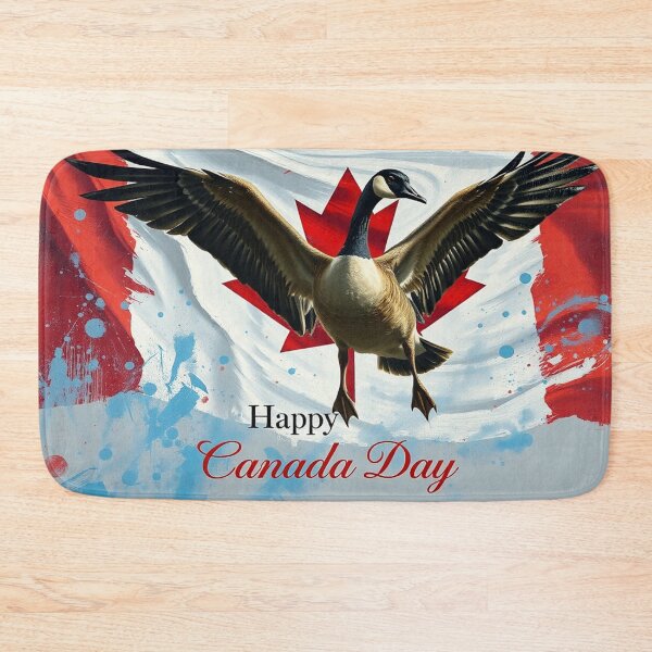 Item preview, Flying Canada Goose Oil Painting - Happy Canada Day designed and sold by Tama-sirth.