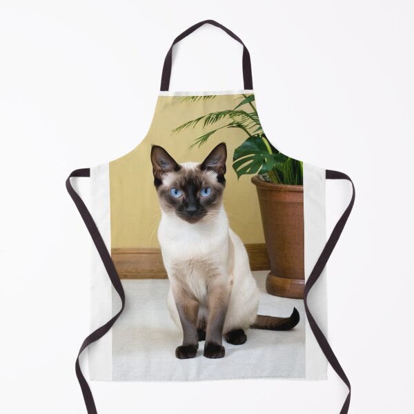 Item preview, Animals - Siamese Cat, Zen Portrait with Intense Blue Eyes designed and sold by DoodyPets.