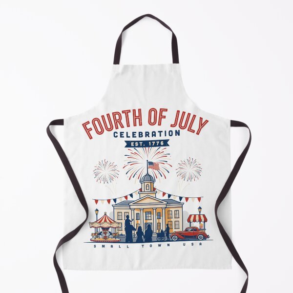 Item preview, Independence Day - Fourth of July Celebration Small Town USA designed and sold by ArcticFoxStudio.