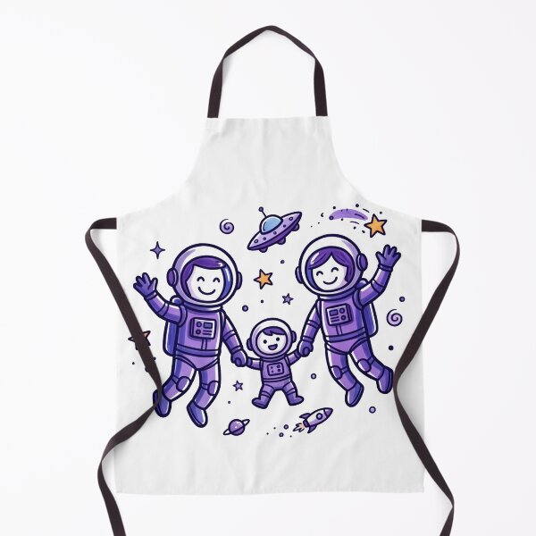 Item preview, Our Little Universe | Cute Astronaut Family designed and sold by Cosmic Doodle Co..