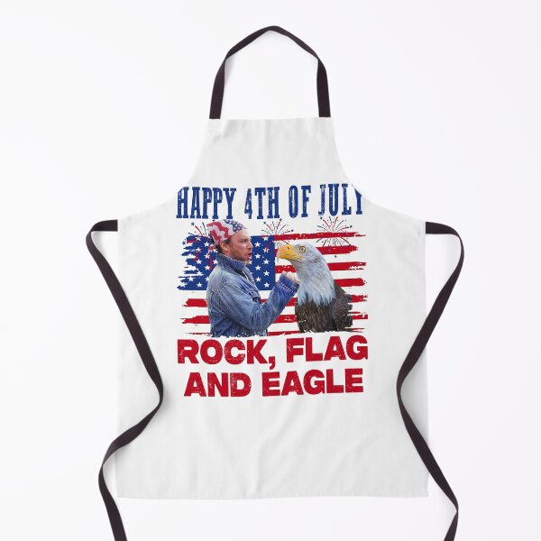 Item preview, Happy 4th of July Rock Flag and Eagle designed and sold by Angryblu3.