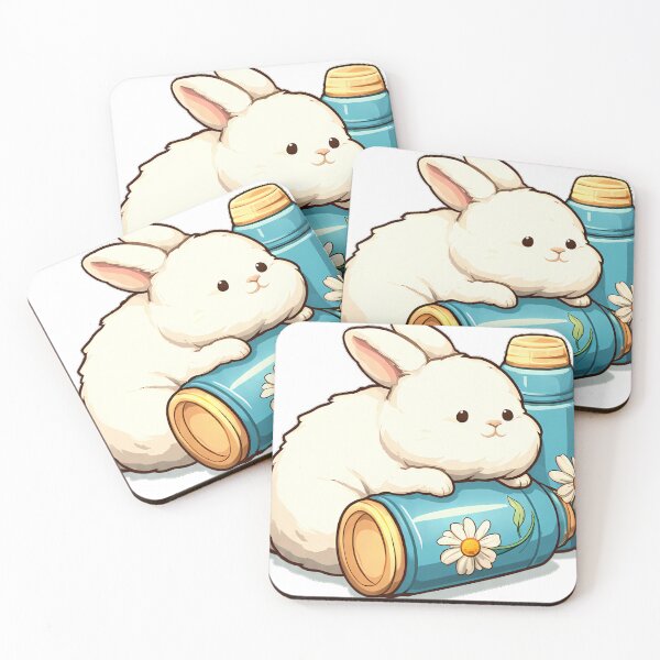 Item preview, Bunny Thermos Coffee Cozy designed and sold by pumsquare.