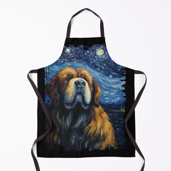 Item preview, Funny Tibetan Mastiff Starry Night Illustration Mom Dad Kids designed and sold by rafaeltto.