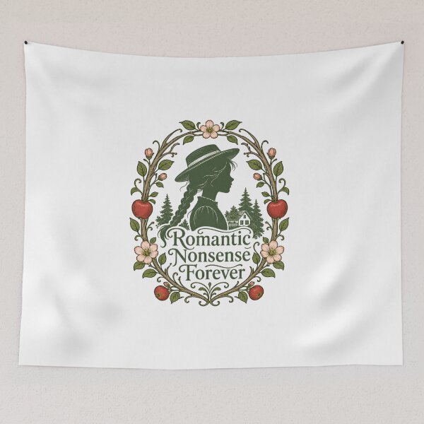 Item preview, Anne of Green Gables Romantic Nonsense Forever Silhouette Frame designed and sold by Fenay Designs.
