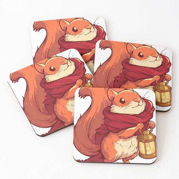 Item preview, Squirrel Cozy Scarf Lantern designed and sold by pumsquare.