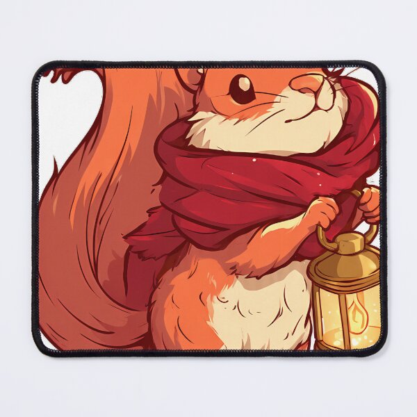 Item preview, Squirrel Cozy Scarf Lantern designed and sold by pumsquare.