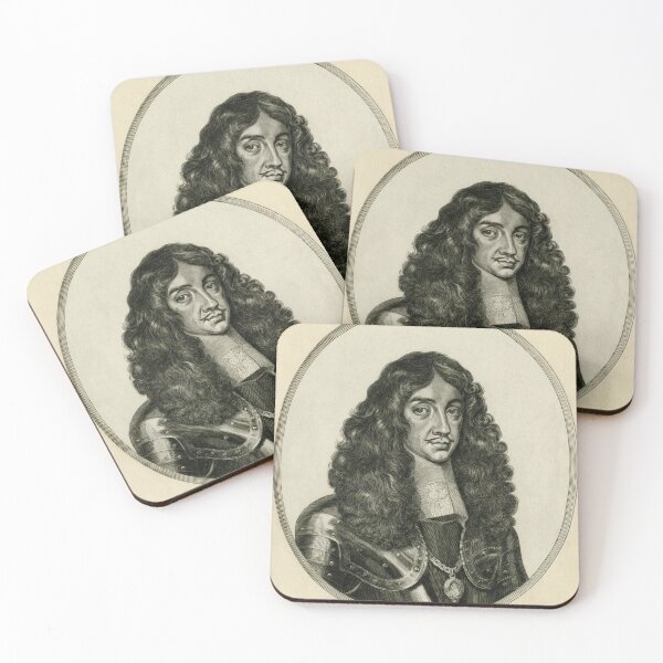 Item preview, King Charles II, English Civil War commander designed and sold by TerryKerrImages.