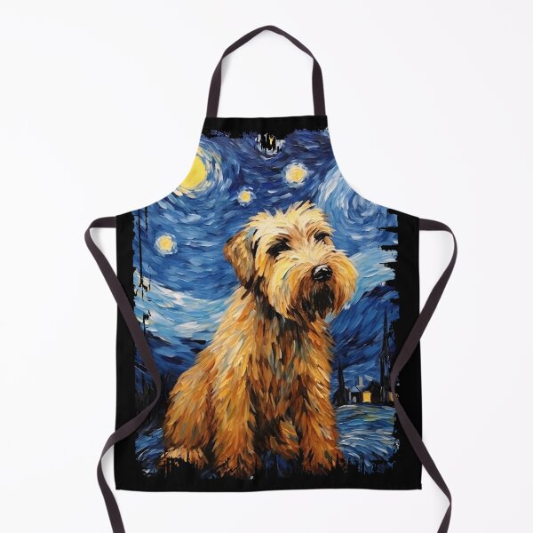 Item preview, Funny Soft Coated Wheaten Terrier Starry Night Illustration Mom Dad Kids designed and sold by rafaeltto.