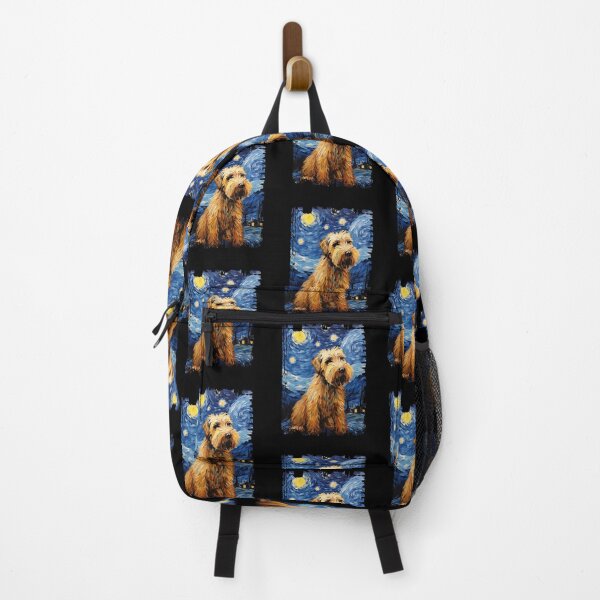 Item preview, Funny Soft Coated Wheaten Terrier Starry Night Illustration Mom Dad Kids designed and sold by rafaeltto.