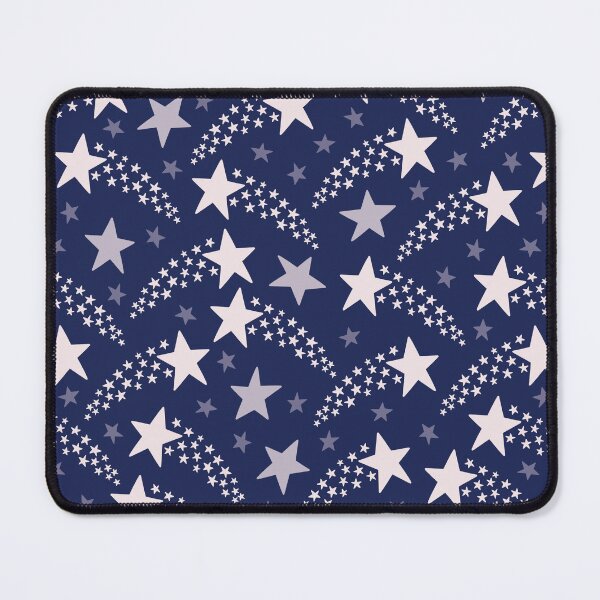 Item preview, Shooting Stars Dark Blue Starry Pattern designed and sold by winterpumpkin.