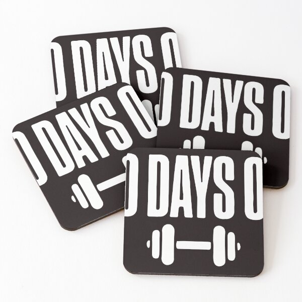 Item preview, No Days Off - Minimalist Gym Motivation designed and sold by soondy.