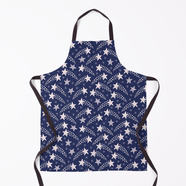 Item preview, Shooting Stars Dark Blue Starry Pattern designed and sold by winterpumpkin.