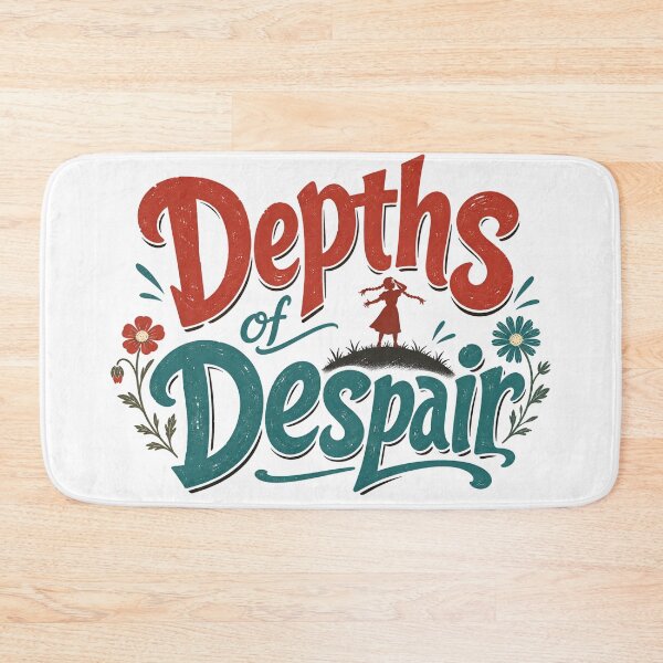 Item preview, Anne of Green Gables Depths of Despair Literary Quote Graphic designed and sold by Fenay Designs.