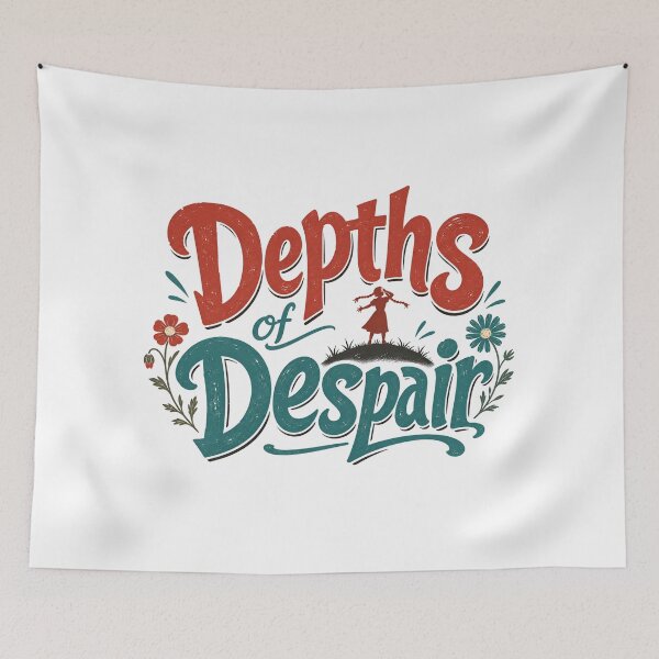 Item preview, Anne of Green Gables Depths of Despair Literary Quote Graphic designed and sold by Fenay Designs.