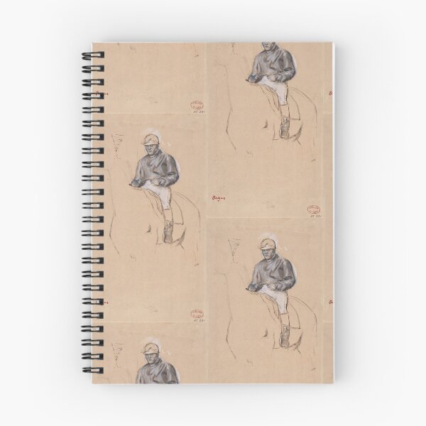 Item preview, Mounted Jockey on Horseback Study designed and sold by artofuniverse.