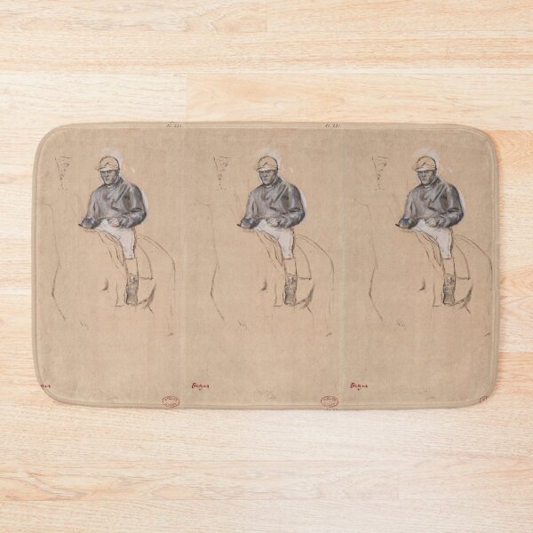 Item preview, Mounted Jockey on Horseback Study designed and sold by artofuniverse.