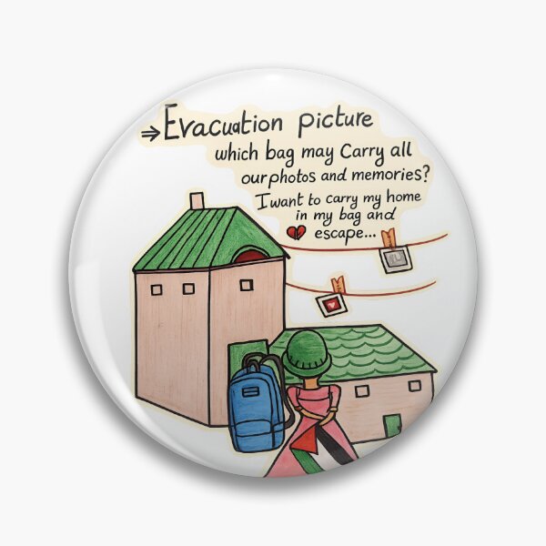 Item preview, Evacuation Picture designed and sold by Littlemennadraw.