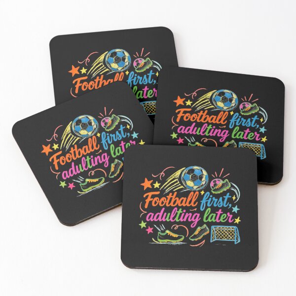 Item preview, Football First, Adulting Later designed and sold by mirciashop.
