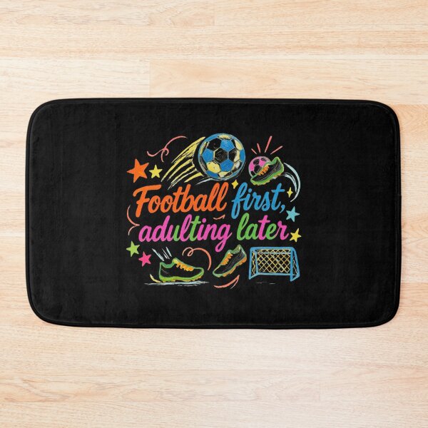 Item preview, Football First, Adulting Later designed and sold by mirciashop.