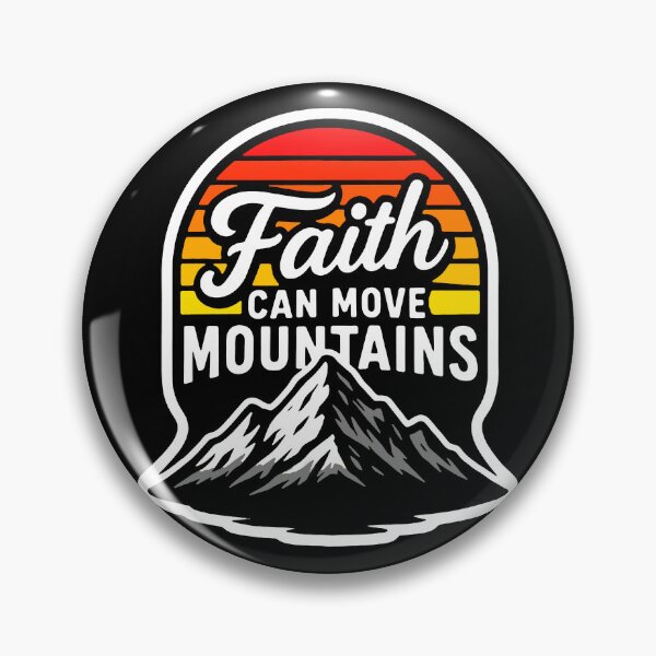 Item preview, Matthew 17:20 Faith Can Move Mountains designed and sold by plushism.
