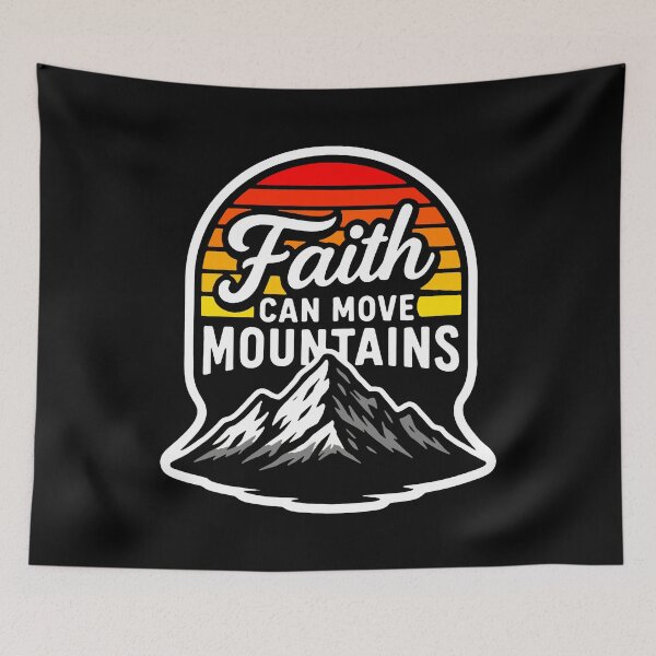 Item preview, Matthew 17:20 Faith Can Move Mountains designed and sold by plushism.