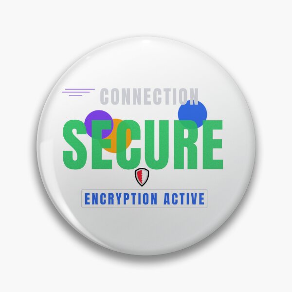 Item preview, Connection Secure | Modern Tech Typography Design designed and sold by HeartAndArtShop.