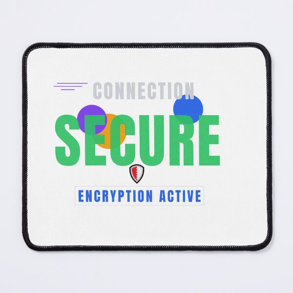 Item preview, Connection Secure | Modern Tech Typography Design designed and sold by HeartAndArtShop.