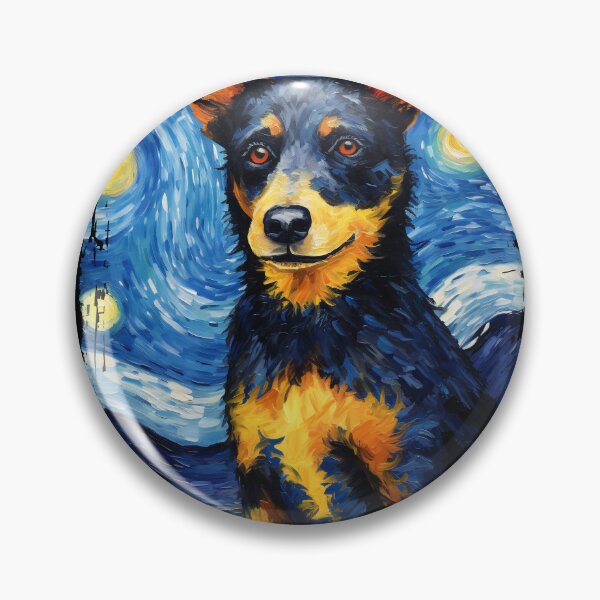 Item preview, Funny Texas Heeler Starry Night Illustration Mom Dad Kids designed and sold by rafaeltto.