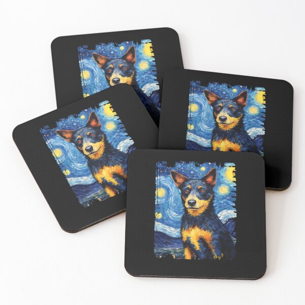 Item preview, Funny Texas Heeler Starry Night Illustration Mom Dad Kids designed and sold by rafaeltto.