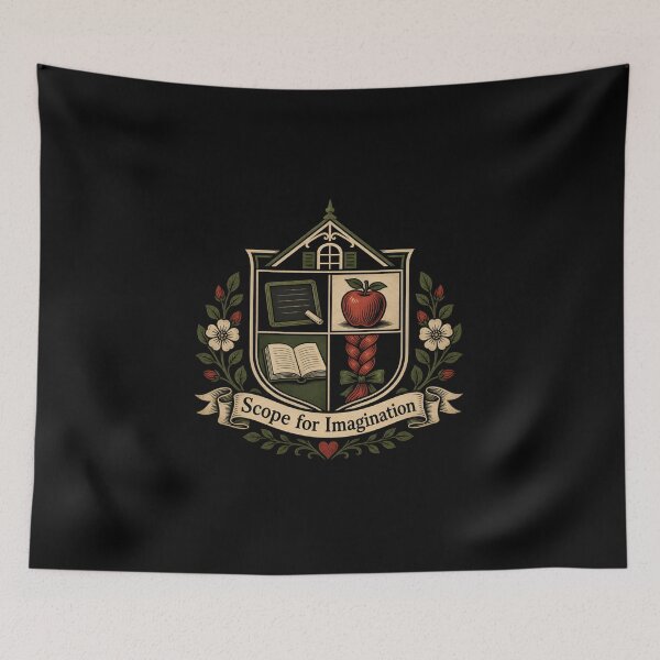 Item preview, Scope For Imagination Anne of Green Gables Shield Crest Art designed and sold by Fenay Designs.