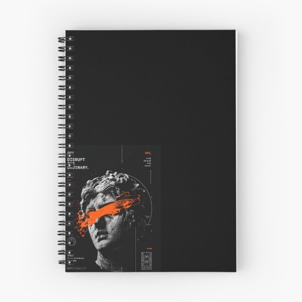 Item preview, Disrupt the Ordinary – Abstract Glitch Statue Aesthetic | Modern Streetwear Art designed and sold by BunnyPixel21 .