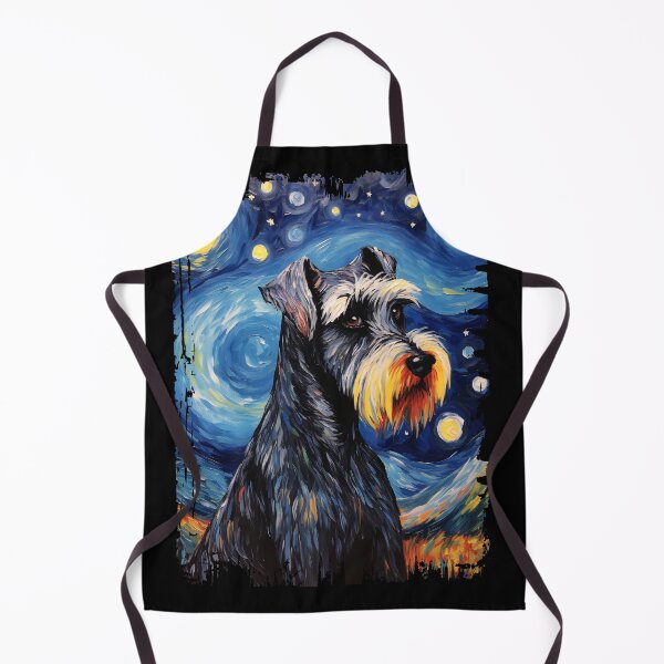 Item preview, Funny Standard Schnauzer Starry Night Illustration Mom Dad Kids designed and sold by rafaeltto.
