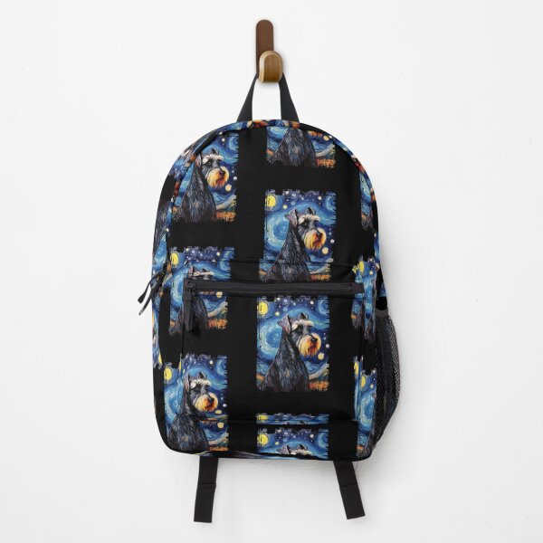 Item preview, Funny Standard Schnauzer Starry Night Illustration Mom Dad Kids designed and sold by rafaeltto.