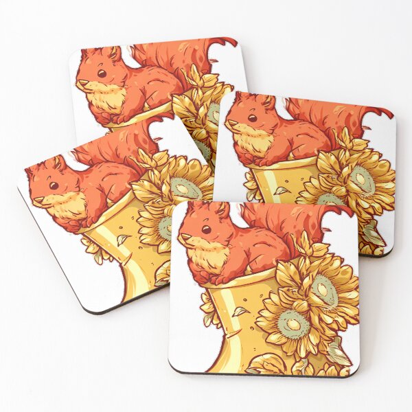 Item preview, Squirrel Sunflower Boots designed and sold by pumsquare.