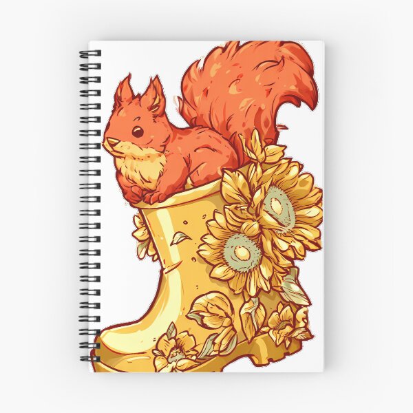 Item preview, Squirrel Sunflower Boots designed and sold by pumsquare.