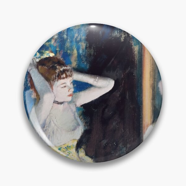 Item preview, Ballerina Adjusting Her Hair in Dressing Room designed and sold by artofuniverse.