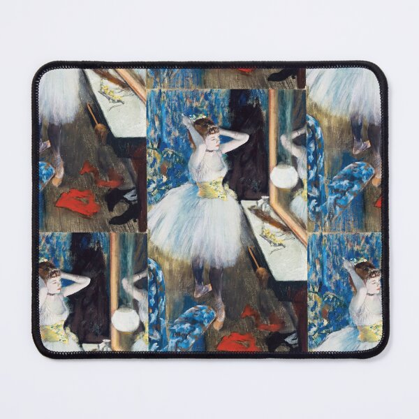 Item preview, Ballerina Adjusting Her Hair in Dressing Room designed and sold by artofuniverse.