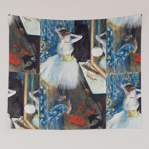 Item preview, Ballerina Adjusting Her Hair in Dressing Room designed and sold by artofuniverse.
