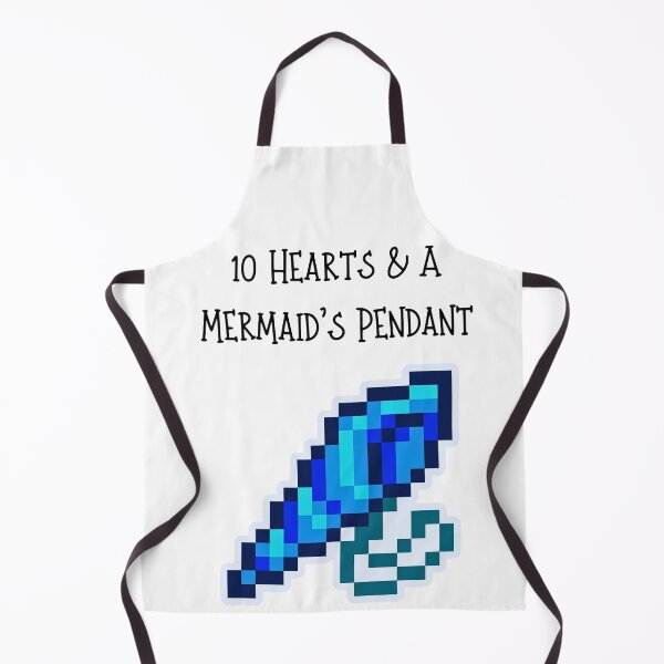 Item preview, Minimalist Mermaid's Pendant - 10 Hearts Stardew Valley Proposal designed and sold by Cozy Moss Studio.