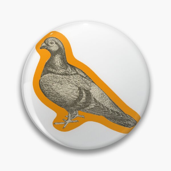 Item preview, Vintage Pigeon Sticker - Antique Illustration Die-Cut designed and sold by footnotes-club.