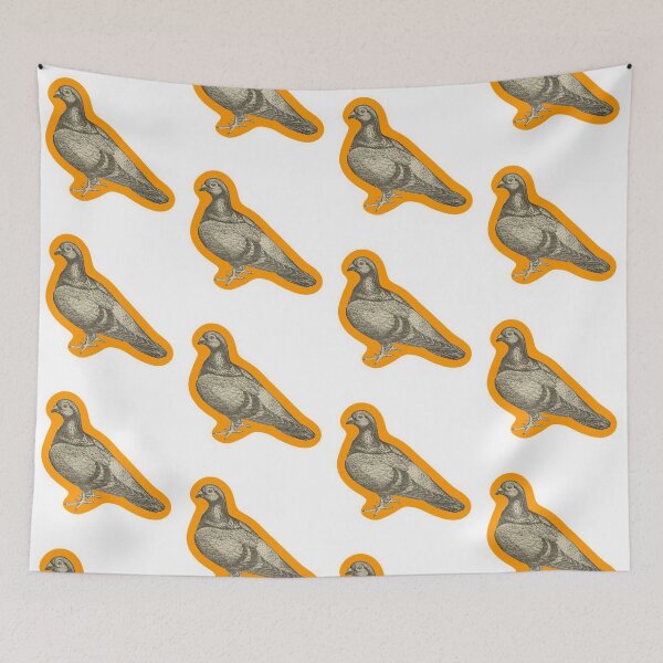 Item preview, Vintage Pigeon Sticker - Antique Illustration Die-Cut designed and sold by footnotes-club.