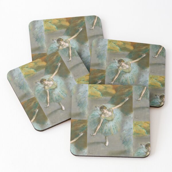 Item preview, Green Ballerina Dancer in Arabesque Pose designed and sold by artofuniverse.