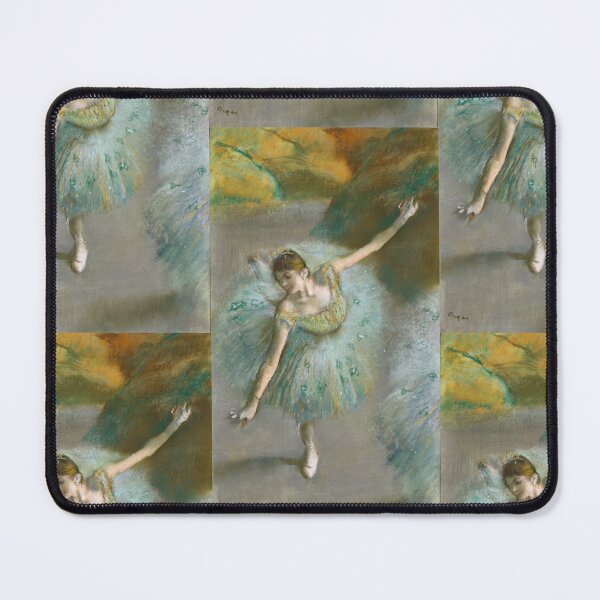 Item preview, Green Ballerina Dancer in Arabesque Pose designed and sold by artofuniverse.