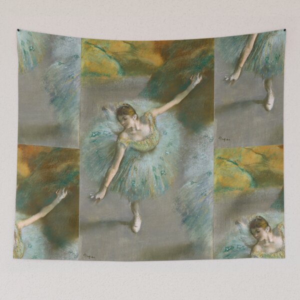 Item preview, Green Ballerina Dancer in Arabesque Pose designed and sold by artofuniverse.