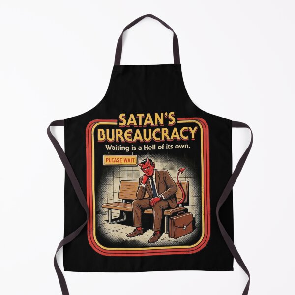 Item preview, Satan's Bureaucracy - Funny Corporate Hell Retro Art designed and sold by ZUVLEX.